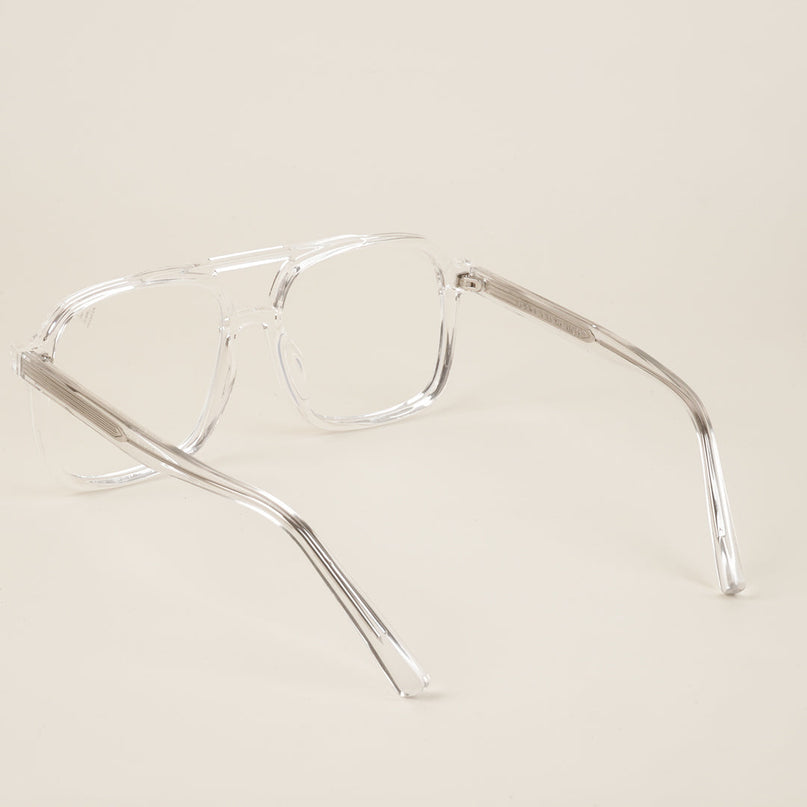 Voyage Clear Wayfarer Eyeglasses for Men & Women - MG4155