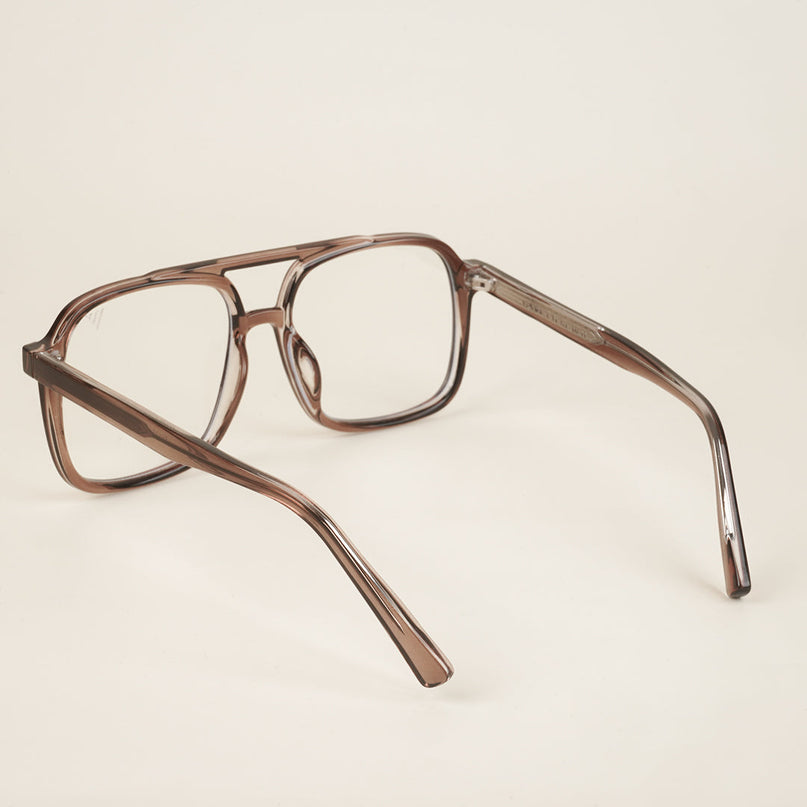 Voyage Brown Wayfarer Eyeglasses for Men & Women - MG4154