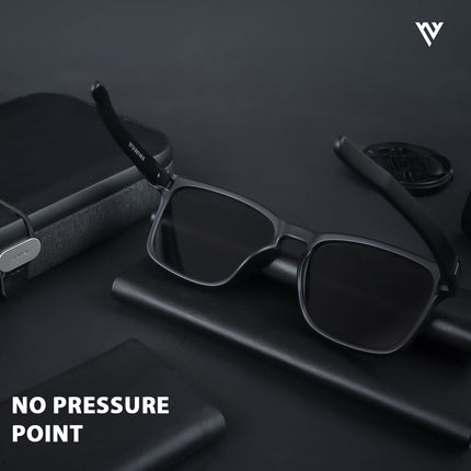 Aegis | Black Wayfarer Polarized Sunglasses - PMG3976