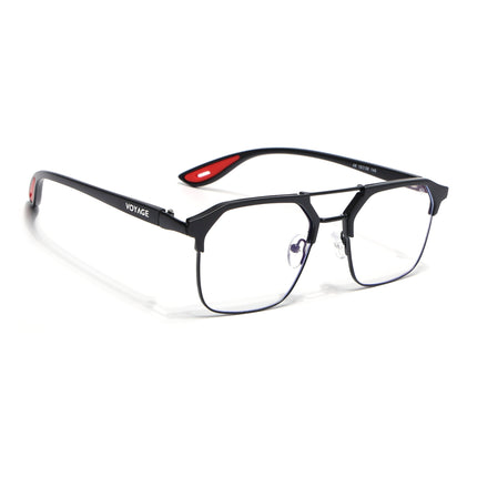 Commander | Black Wayfarer Eyeglasses for Men & Women (MG6684-C1)