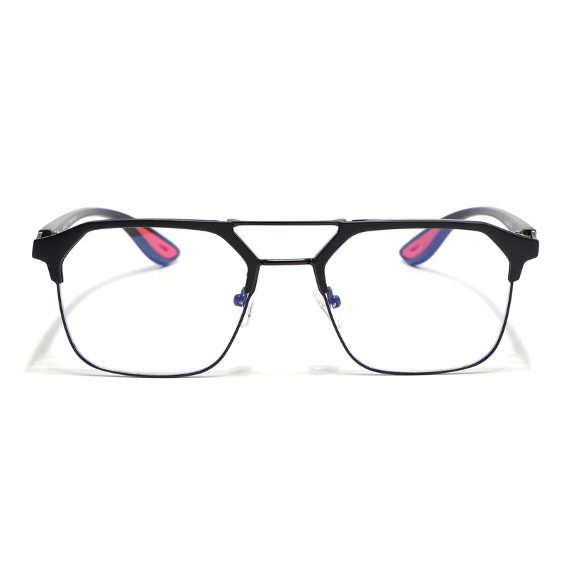 Commander | Black Wayfarer Eyeglasses for Men & Women (MG6684-C1)