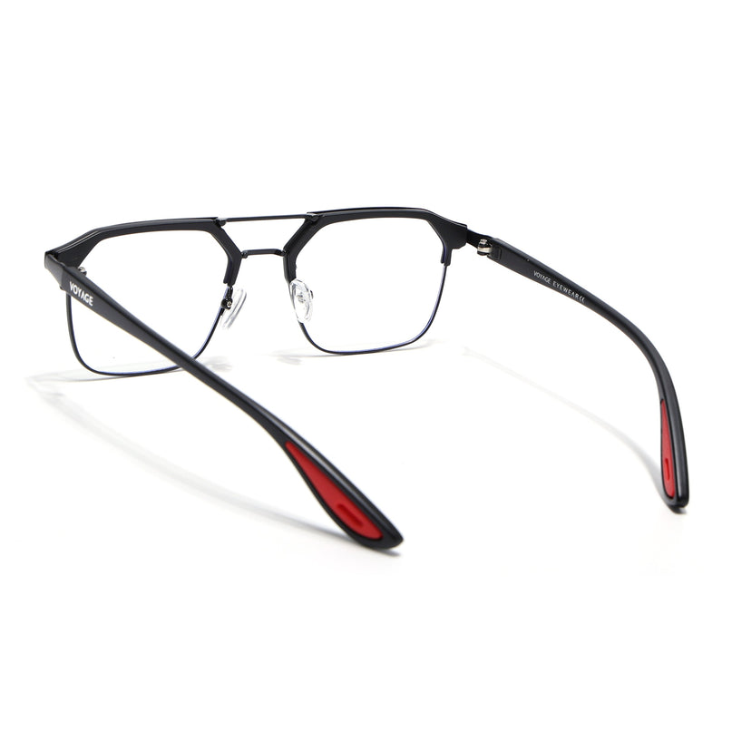 Commander | Black Wayfarer Eyeglasses for Men & Women (MG6684-C1)