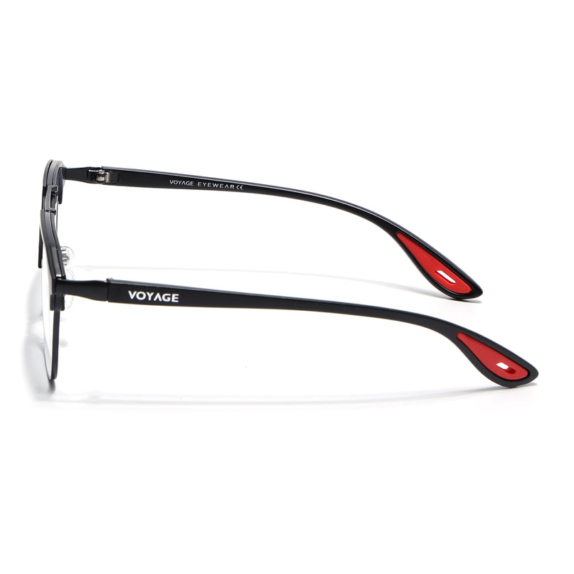 Commander | Black Wayfarer Eyeglasses for Men & Women (MG6684-C1)