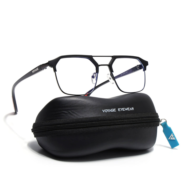 Commander | Black Wayfarer Eyeglasses for Men & Women (MG6684-C1)
