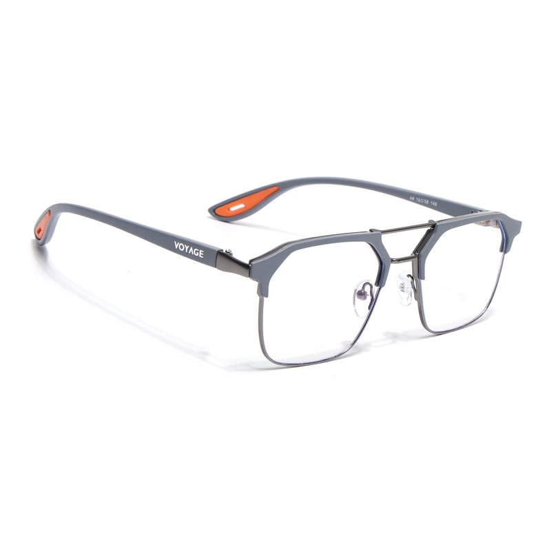 Commander | Grey Wayfarer Eyeglasses for Men & Women (MG6687-C4)