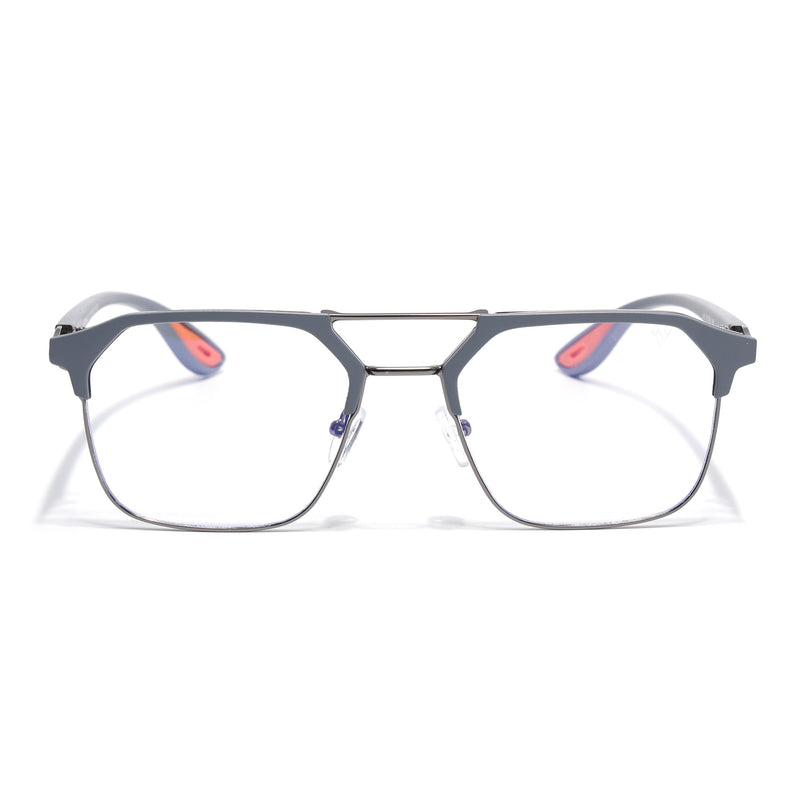 Commander | Grey Wayfarer Eyeglasses for Men & Women (MG6687-C4)