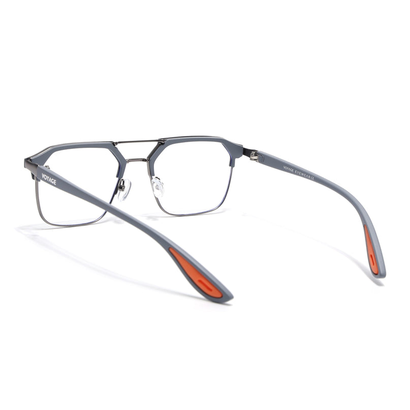 Commander | Grey Wayfarer Eyeglasses for Men & Women (MG6687-C4)