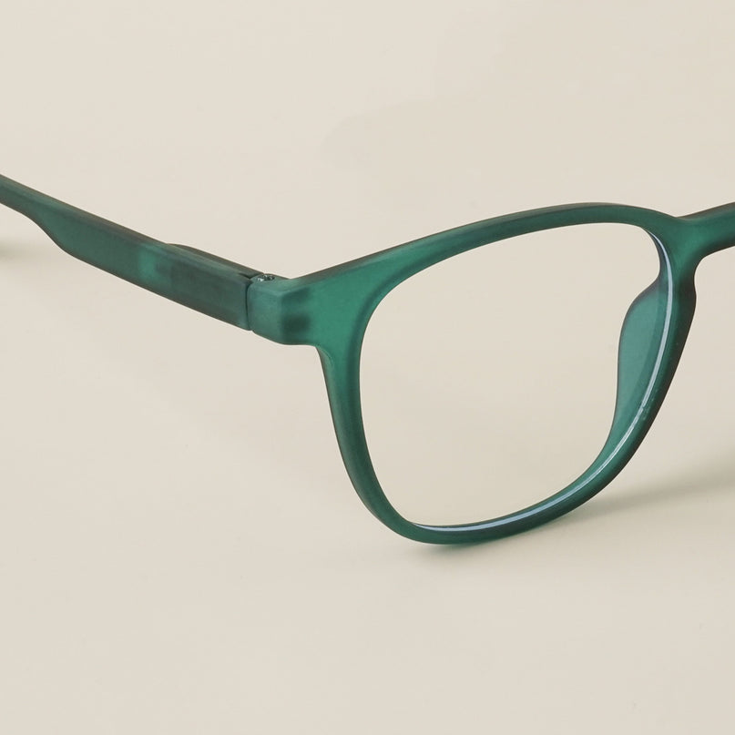 Voyage Air Green Square Eyeglasses for Men & Women - MG4729-C3