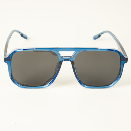 Wayfarer Polarized Sunglasses (Black Lens | Blue Frame - PMG4999)
