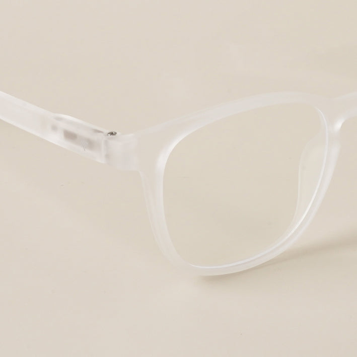 Voyage Air Clear Square Eyeglasses for Men & Women - MG4737-C10