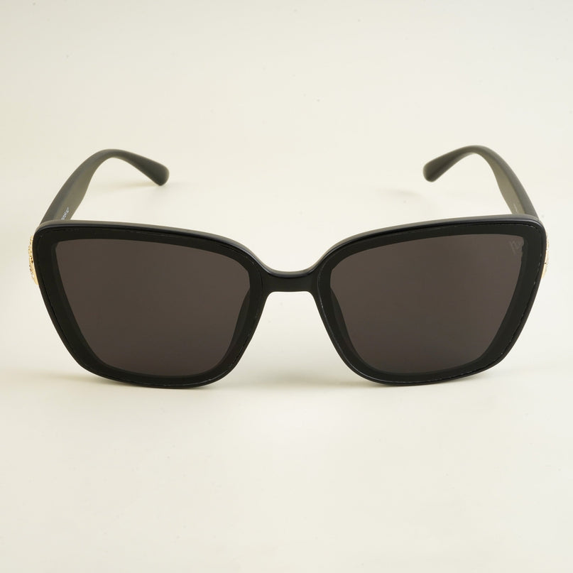 Matt Black Cateye Sunglasses - MG4926