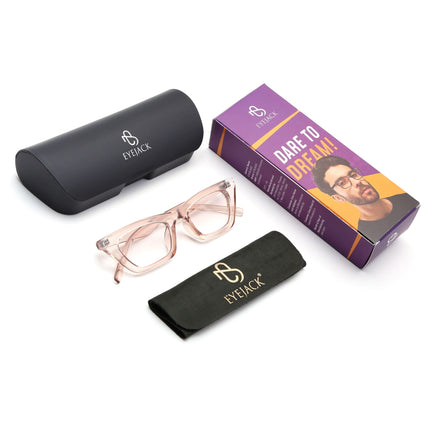 Eyejack Light Brown Cateye Sunglasses for Women (5003CL1231)
