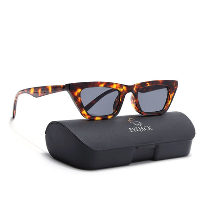 Eyejack Demi Brown Cateye Sunglasses for Women (5003CL1232)