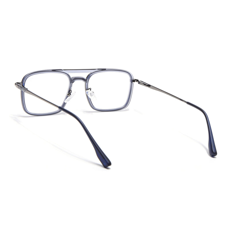 Voyage Grey Wayfarer Eyeglasses for Men & Women (5012FMG6855-C5)