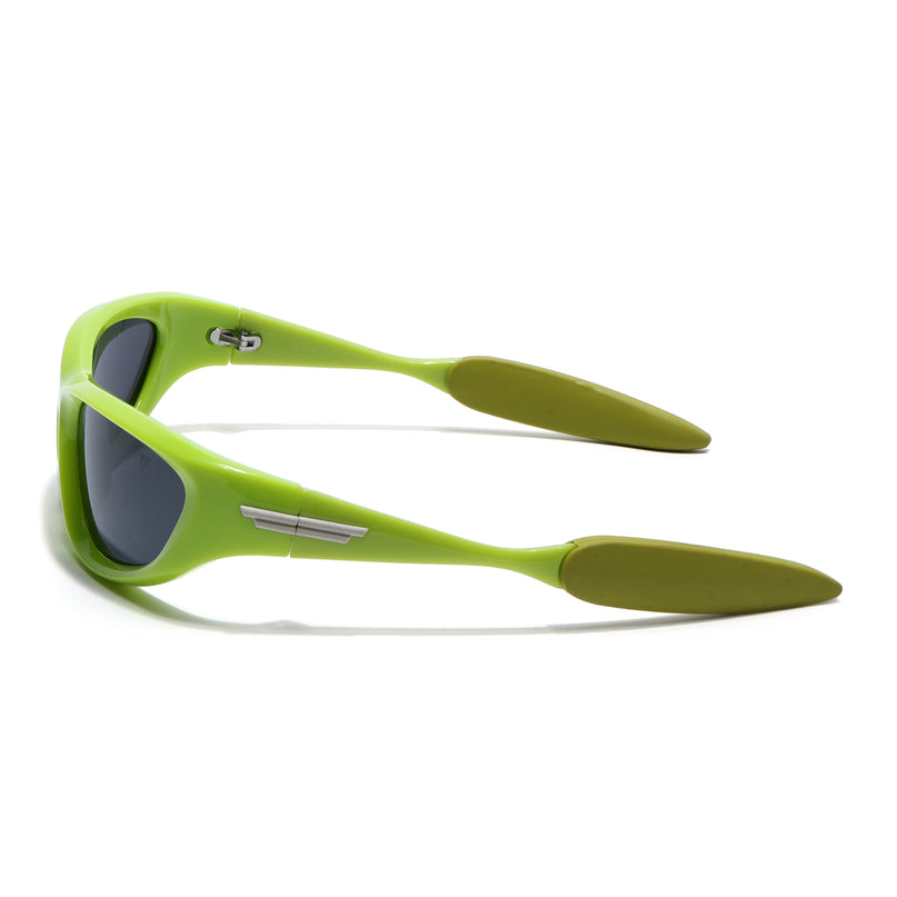 Echelon | Black Wrap Around Polarized Sunglasses - PMG4019