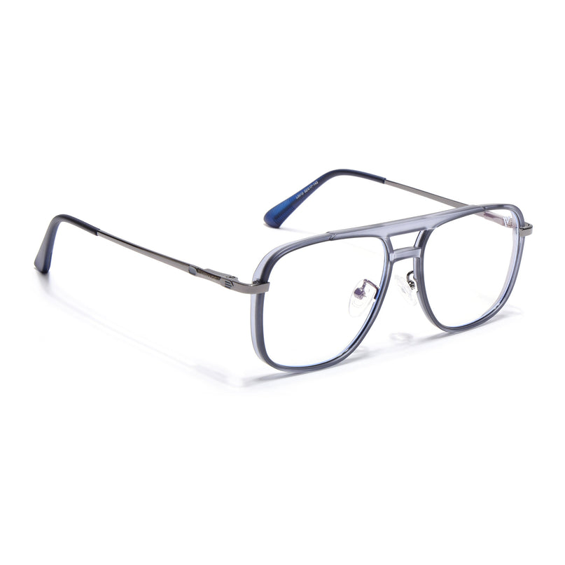 Voyage Grey Wayfarer Eyeglasses for Men & Women (5013FMG6863-C5)