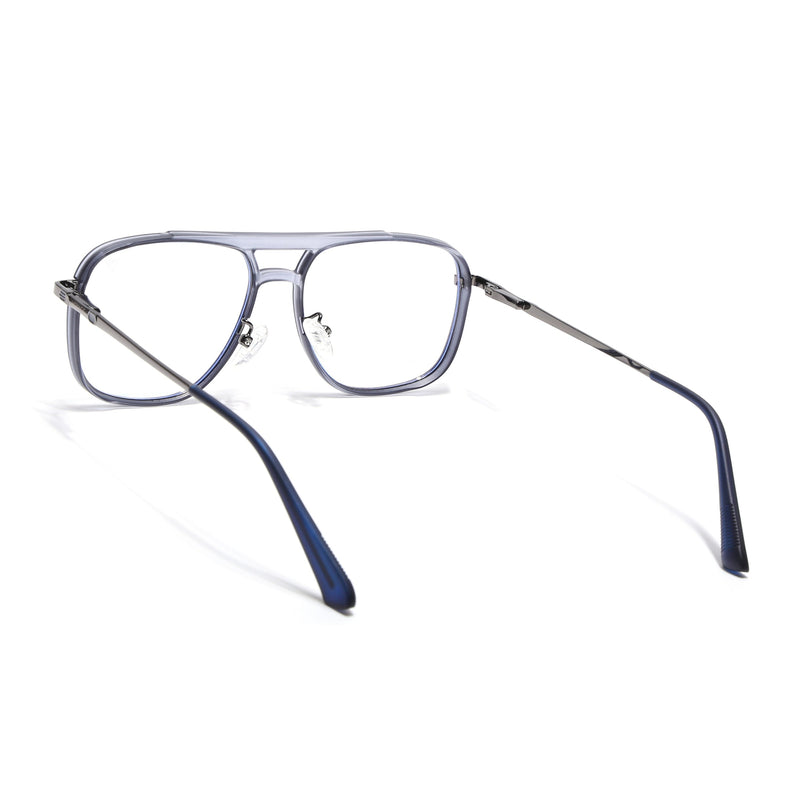 Voyage Grey Wayfarer Eyeglasses for Men & Women (5013FMG6863-C5)