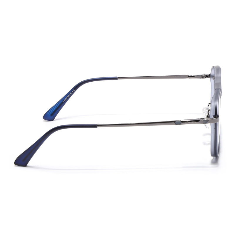 Voyage Grey Wayfarer Eyeglasses for Men & Women (5013FMG6863-C5)