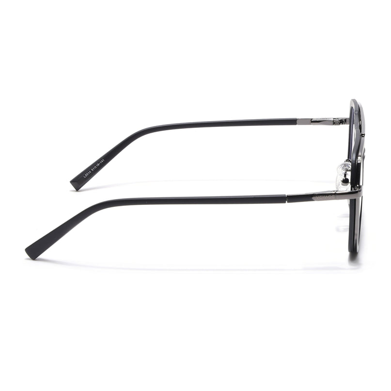 Voyage Grey & Black Wayfarer Eyeglasses for Men & Women (5014FMG6867-C1)