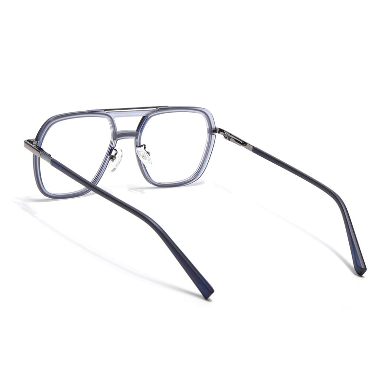 Voyage Grey Wayfarer Eyeglasses for Men & Women (5014FMG6871-C5)