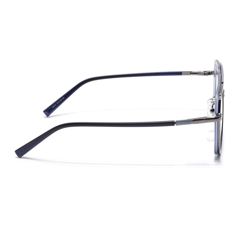 Voyage Grey Wayfarer Eyeglasses for Men & Women (5014FMG6871-C5)