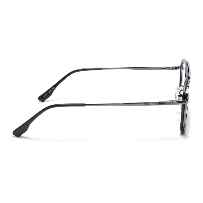 Voyage Grey & Black Wayfarer Eyeglasses for Men & Women (5015FMG6875-C1)