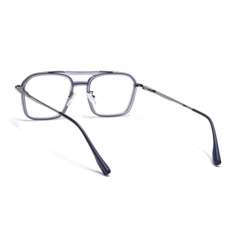 Voyage Grey Wayfarer Eyeglasses for Men & Women (5015FMG6879-C5)