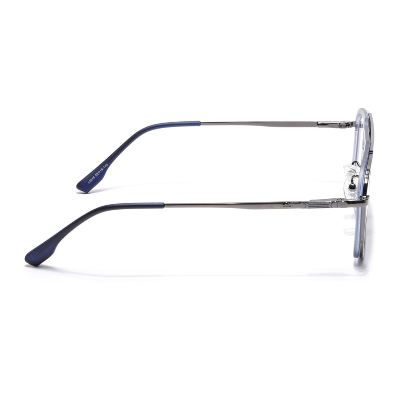 Voyage Grey Wayfarer Eyeglasses for Men & Women (5015FMG6879-C5)