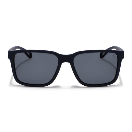 Eyejack Navy Blue Wayfarer Polarized Sunglasses for Men & Women (5066PCL1240)