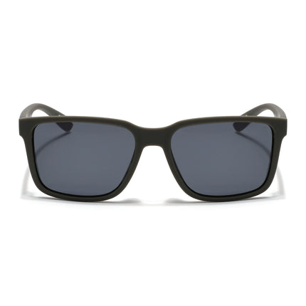 Eyejack Green Wayfarer Polarized Sunglasses for Men & Women (5066PCL1242)
