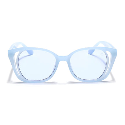 Eyejack Blue Round Sunglasses for Women (5082CL1221)