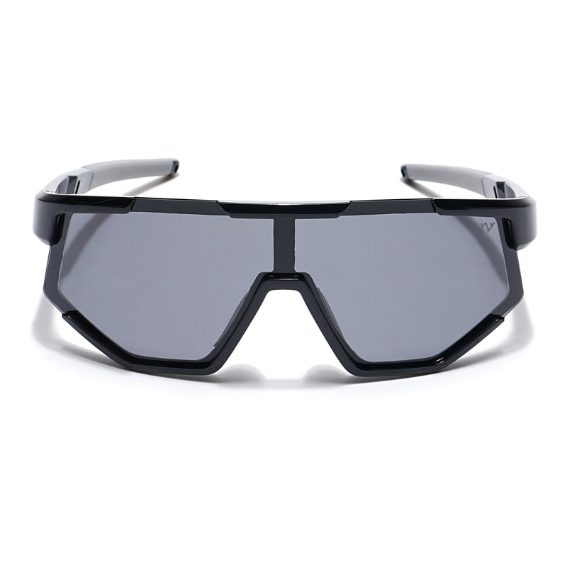 Drift Polarized Sunglasses for Kids -6 yrs To 12 yrs (Black Lens | Black Frame - PMG6071)