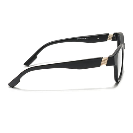 Voyage Black Wayfarer Eyeglasses for Men & Women (52201FMG7684)