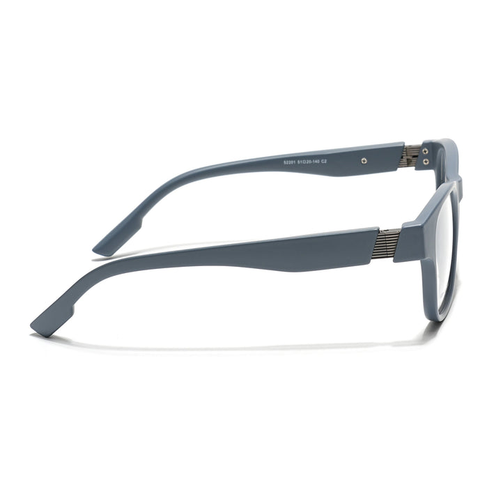 Voyage Grey Wayfarer Eyeglasses for Men & Women (52201FMG7685)