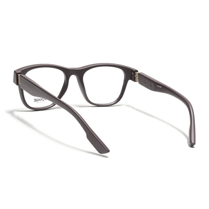 Voyage Brown Wayfarer Eyeglasses for Men & Women (52201FMG7687)