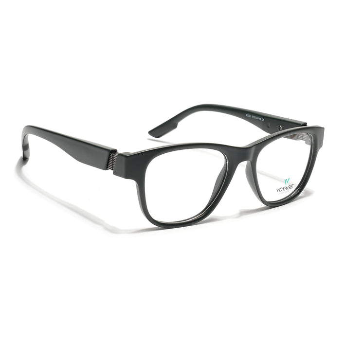 Voyage Green Wayfarer Eyeglasses for Men & Women (52201FMG7688)