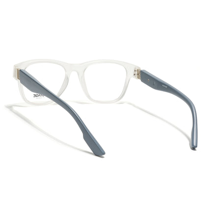 Voyage Matt Transparent Wayfarer Eyeglasses for Men & Women (52201FMG7689)