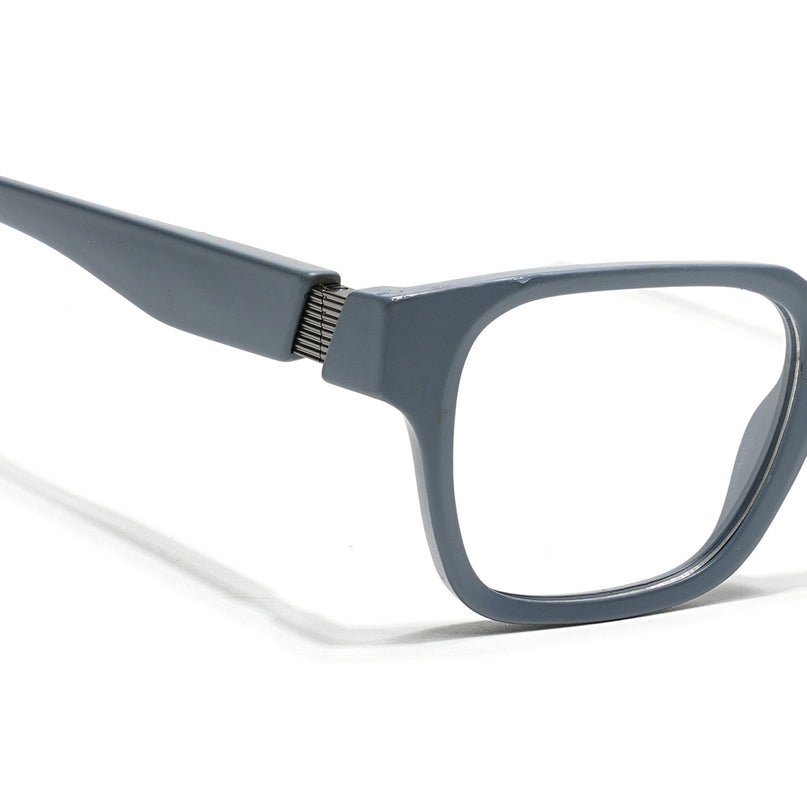 Voyage Grey Wayfarer Eyeglasses for Men & Women (52202FMG7691)
