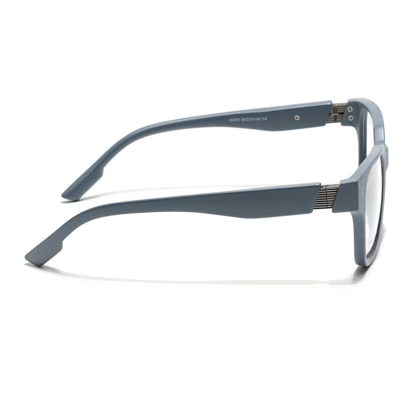 Voyage Grey Wayfarer Eyeglasses for Men & Women (52202FMG7691)