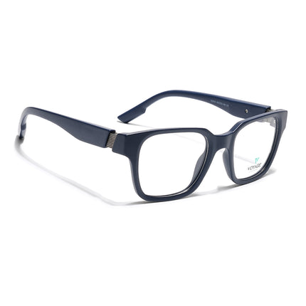 Voyage Blue Wayfarer Eyeglasses for Men & Women (52202FMG7692)