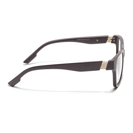 Voyage Brown Wayfarer Eyeglasses for Men & Women (52202FMG7693)