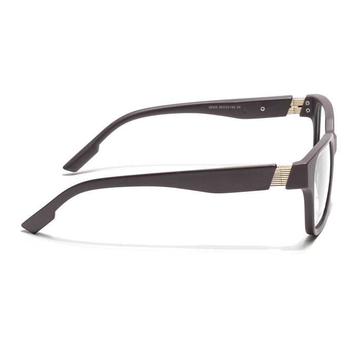 Voyage Brown Wayfarer Eyeglasses for Men & Women (52202FMG7693)