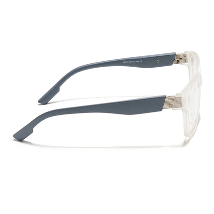 Voyage Matt Transparent Wayfarer Eyeglasses for Men & Women (52202FMG7695)