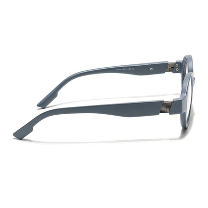 Voyage Grey Round Eyeglasses for Men & Women (52203FMG7697)