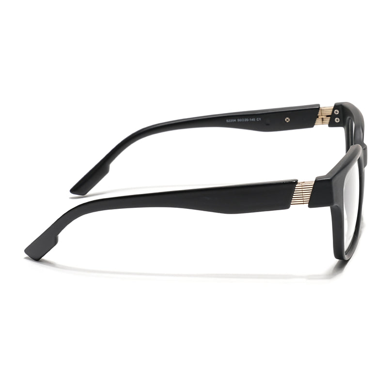 Voyage Black Wayfarer Eyeglasses for Men & Women (52204FMG7702)