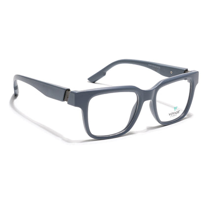 Voyage Grey Wayfarer Eyeglasses for Men & Women (52204FMG7703)