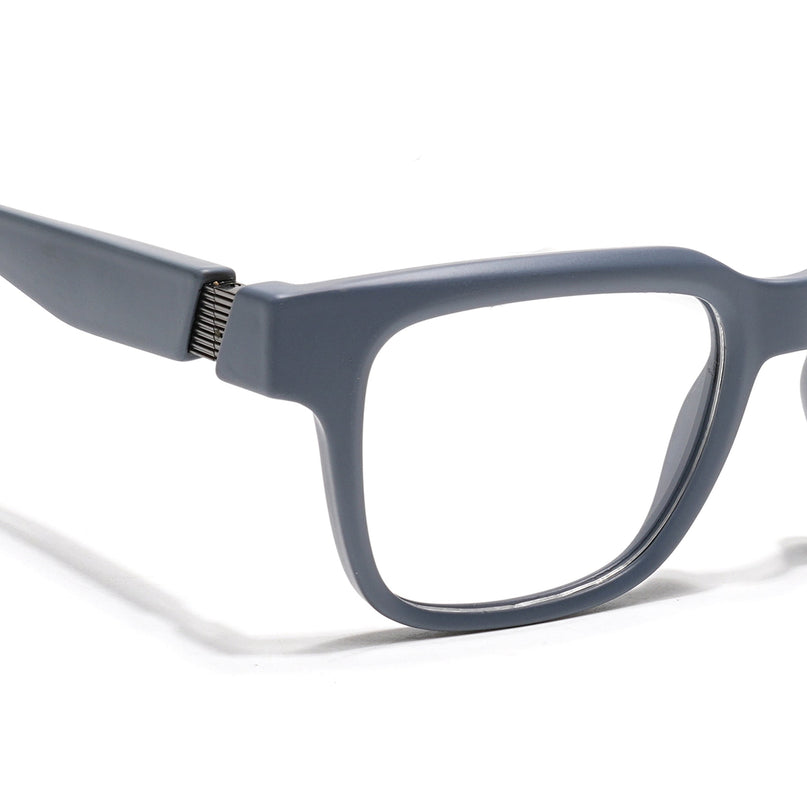 Voyage Grey Wayfarer Eyeglasses for Men & Women (52204FMG7703)