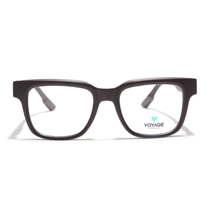 Voyage Brown Wayfarer Eyeglasses for Men & Women (52204FMG7705)
