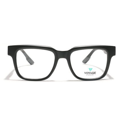 Voyage Green Wayfarer Eyeglasses for Men & Women (52204FMG7706)