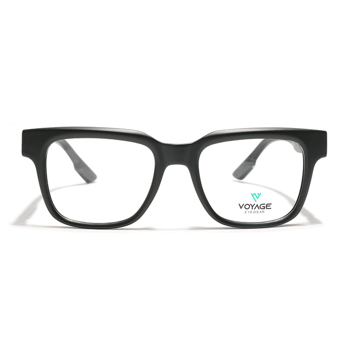 Voyage Green Wayfarer Eyeglasses for Men & Women (52204FMG7706)